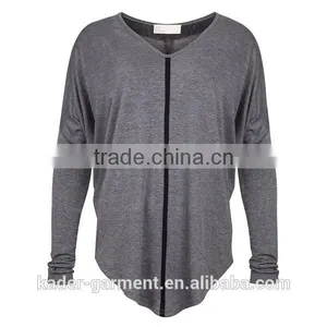 2015 Plus Size Long Sweatshirt / Gray Sweatshirt for Men and Women Loose Fit Sweatshirt thumbnail-1