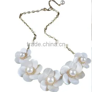 F20006N Latest Style Shell Pearl Necklace Women Decorative Necklace thumbnail-2
