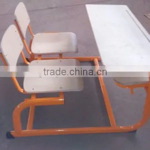 2016 New Modern Design Hot Selling Double Plywood Connected School Set thumbnail-2