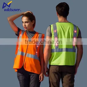 Lime Yellow Orange Construction Reflective Clothes for Work thumbnail-4