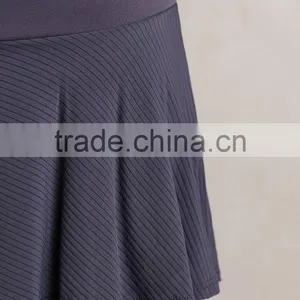 High Quality Women Sports Tennis Skirt Wholesale Sexy Ruffled Tennis Skort thumbnail-6