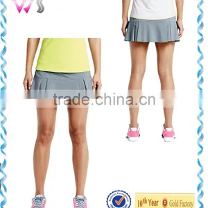 Hot Sexy Cheap Sports Pleated Dress Women's Fitness Tennis Skirt Wholesale thumbnail-1