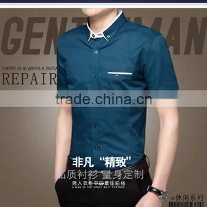 2015 Hot Sale Fashion Style Shirts Design for Men thumbnail-6
