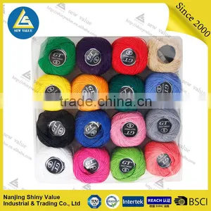 Cotton Embroidery Thread 16X5G Cheap Sewing Thread thumbnail-1