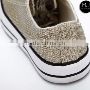 Wholesale Glitter Canvas Shoes Sport Women thumbnail-3