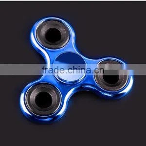 Promotional Stock Solid Color Tri-spinner Fidget Toy Finger Fidget Spinner Of Hand Fidget Spinner thumbnail-1