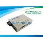 1310 & 1550 nm Single Fiber SM SC 10 / 100M Fiber Media Converter 120KM thumbnail-1
