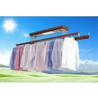 Electrical Clothes Airer/Electrical Clothes Hanger/Adjustable Height Clothes Drying Rack, Aluminum, Automatic,remote Control thumbnail-2
