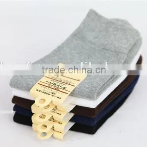 Autumn&winter Solid Colod 100%cotton Men Tube Socks thumbnail-6