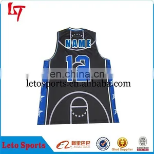 OEM Fashionable Sublimation Basketball Jersey Uniform Design thumbnail-4