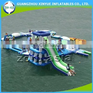 Great Quality Commerical Used Inflatable Water Park on Lake or Sea thumbnail-1