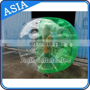 Half Color Giant Inflatable Human Size Bubble Ball TOP Quality Bumper Knocker Ball for Adult thumbnail-3
