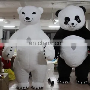 HI CE Big Inflatable Panda Mascot Costume for Adult Size,panda Mascot Costume in a High Quality thumbnail-1