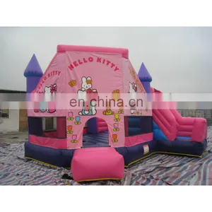 Hot Selling Pink Inflatable Bouncer Inflatable Bouncy Castle Inflatable Castle thumbnail-1