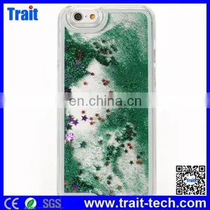 Dynamic Glitter Quicksand Stars Liquid PC Back Case for IPhone 6 thumbnail-3