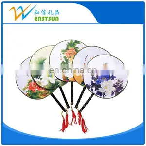 Simple Printing Red Gourd Shape Promtional Fan thumbnail-3