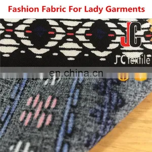 MS2849 Shaoxing 100% Spun Rayon Geometric Designs Print Fabric for Fashion Garment thumbnail-4