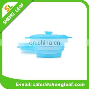 FDA Various Color Silicone Food Serving Bowls thumbnail-1