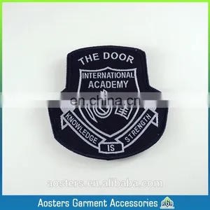 Custom Clothing Iron Woven Badges Leather Jacke Wholesale Jeans Sewing Machine thumbnail-2