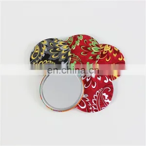 New Cheap Product Fancy Personaized Portable Compact One-way Pocket Round Metal Mirror thumbnail-4