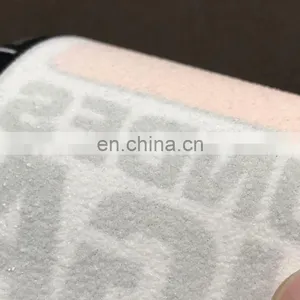 Hot Sell Self Adhesive 3D Flock Patches With Tatami Background thumbnail-1