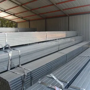 Square Section Shape and ISO Certification Hollow Galvanized Pipes thumbnail-1