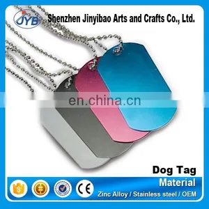 Custom Blank Anodized Aluminum Dog Tags thumbnail-1
