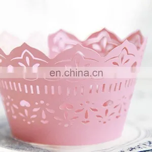 Customized Design Pierced Cupcakes Baking Cup for Wedding thumbnail-1