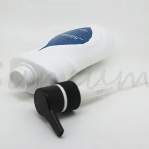 Guangzhou Manufacturer Cosmetic Shampoo Pump Silk Screen Printing Shampoo Bottle thumbnail-2
