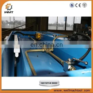 Sheet Metal Press Brake Shearing Machine QC12Y-6 3200 With Shearing Machine Good Price thumbnail-5