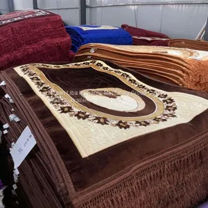 Hot Sale Islamic Muslim Cheap Prayer Mat thumbnail-1