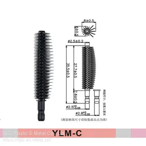 4d Fiber Lash Disposable Silicone Plastic Black Eyebrow Mascara Facial Private Label Tube Brush Wands Bottle Packaging de Soldar Buceo Waterproof With Cap for Eyelash Extensions thumbnail-3