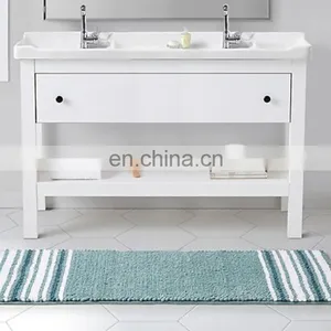 High Quality Waterproof Anti Slippery Hotel Shower Rug Anti Slip Foot Chenille Bath Mat thumbnail-5