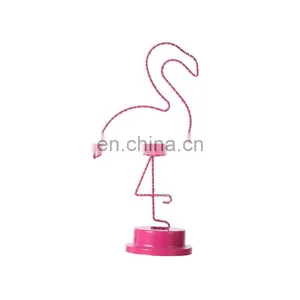 LED Metal Art Flamingo Shape Copper Wire Lights Decoration Lights thumbnail-2