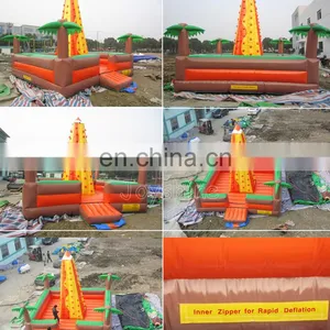 Outdoor Carnival Inflatable Ladder Climb Game Kids Adults Interactive Inflatable Rock Climbing Walls Games thumbnail-2