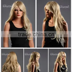 W3042 6A Grade Looking Natural Wave Real Human Hair Full Lace Wig thumbnail-2