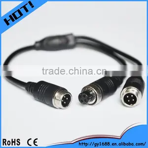 Waterproof 4 Pin Din Aviation Camera Cable Adapter 0.3m thumbnail-1