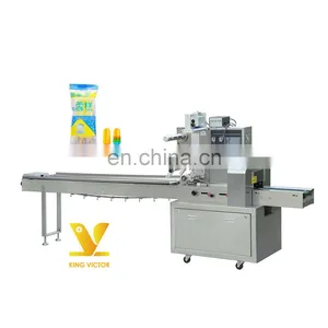 Made In China Horizontal Juice Manual Biscuit Toast Bread Packaging Packing Machine thumbnail-1