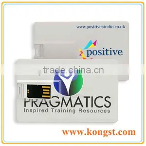 Nice Custom Logo Printing Credit Card Usb Flash Drive/stick 1gb/4gb thumbnail-1