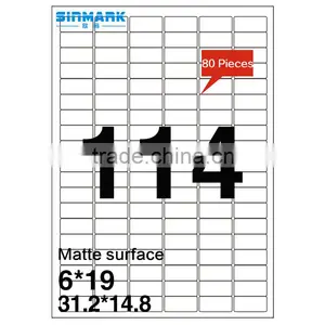 SINMARK Matte Surface 31mm*15mm Velvet Self Adhesive Paper thumbnail-1