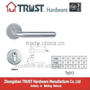 TH013:trust Stainless Steel Hollow Main Door Handle thumbnail-1
