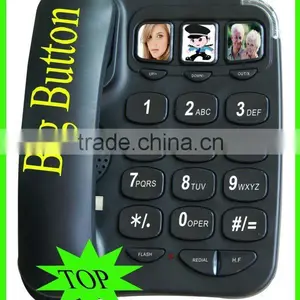 Three Bog Picture Corded Telephone With Bigg Button for Old People thumbnail-1