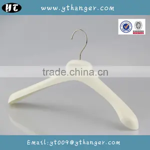HA6880 White Cheap Plastic Hanger Non Slip Clothes Hanger thumbnail-4