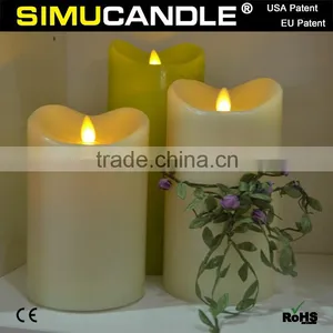 Flameless Feature and Pillar Shape Flameless Candle, With USA and EU Patent thumbnail-4