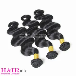 Natrual Color Body Wavy Remy Human Hair Weft Vendor From China thumbnail-1