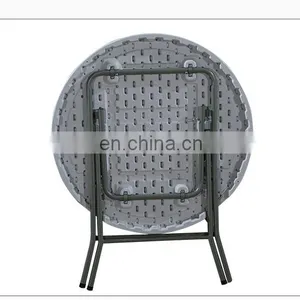 Adjustable Height Folding Table Legs Low Price Outdoor Wall Mounted Folding Iron Table 8ft Multifunctional Folding Table Frame thumbnail-5