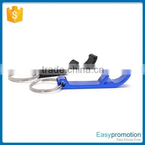 Wholesale Cany Color Aluminum Bottle Opener Keychains/custom Logo Key Ring thumbnail-5