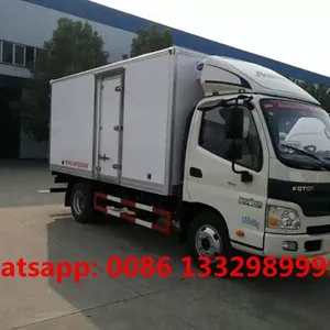 Factory Sale Good Price FOTON AUMARK RHD Cummins Engine 3T-5T Refrigerated Truck for Sale thumbnail-4