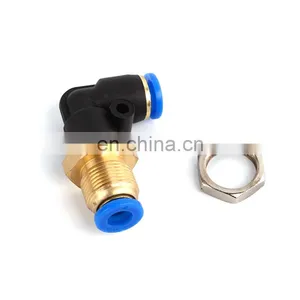 SNS SPLM Series Elbow Bulkhead Push In Connect Fitting Pipe Tube Union Quick Connector thumbnail-5