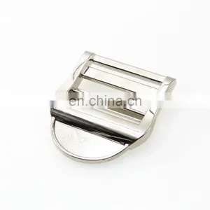 Tri-glide Adjustable Bag Adjuster Custom Ladder Lock Bag Metal Buckle For Backpack thumbnail-1